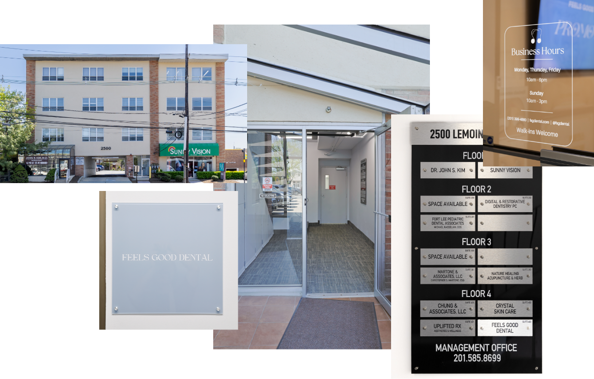 Multiple shots of dental office